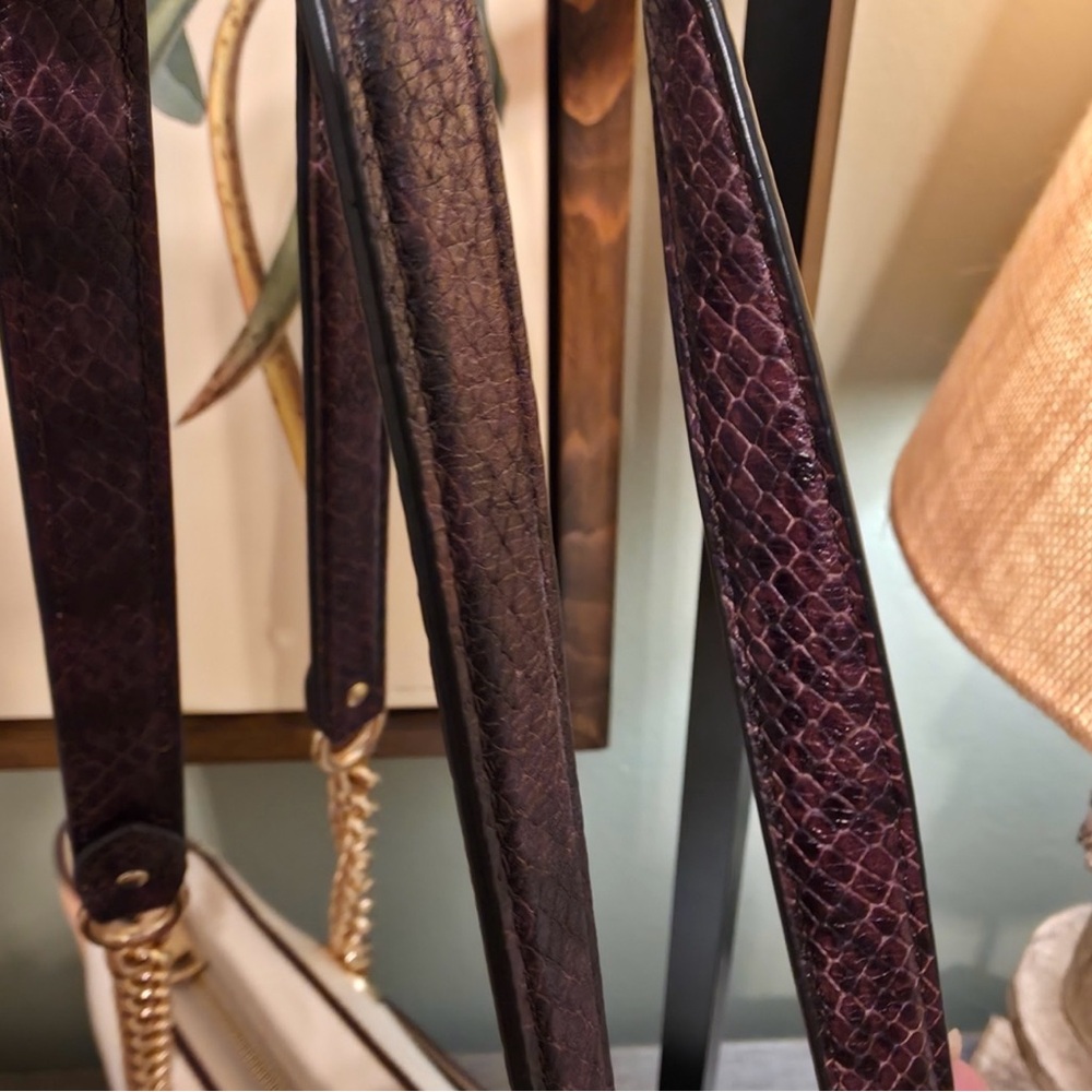 Coach White and Tan Tote Bag - Picture 8 of 14